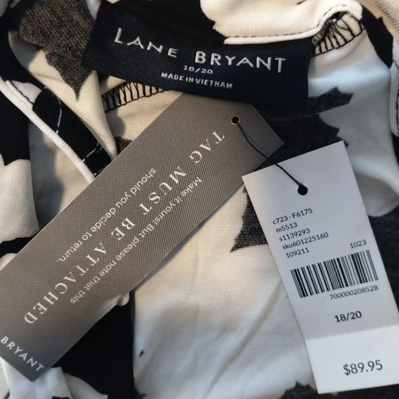 Lane Bryant Tie Neck Jersey Maxi Dress - Picture 9 of 13